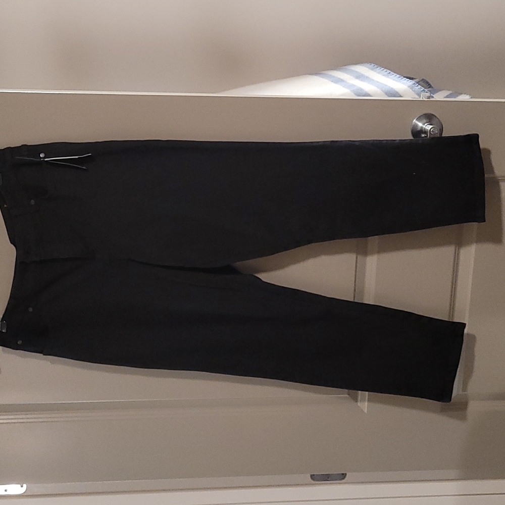 NWT Talbots Black Slimming Jeans sz 14 curvy fit